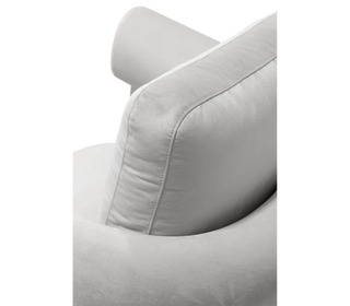 Luxury Sculptural Armchair with Polished Hammered Brass Legs & Curved Upholstery Design