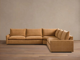 Calistoga Three-Piece Corner Wedge Sectional