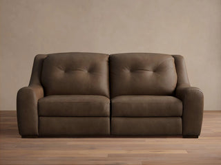 Perry Leather Two-Piece Motion Sofa