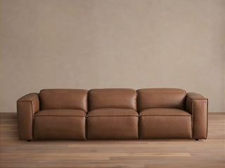 Coburn Leather Three-Piece Motion Sofa