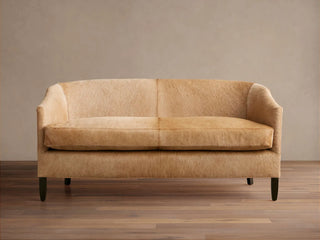 Giles Hair on Hide Settee