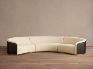 Finnley Three-Piece Curved Sectional