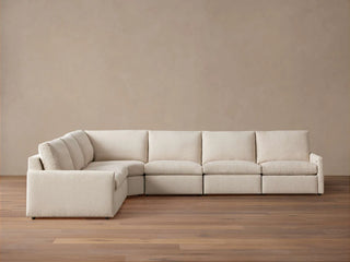 Kipton Slim Arm Six-Piece Motion Sectional