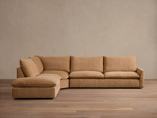 Calistoga Three-Piece Bumper Sectional