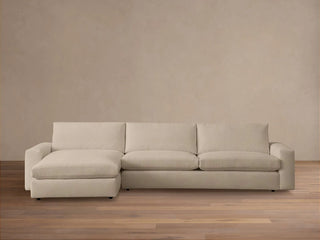 Kipton Wide Arm Two-Piece Chaise Sectional