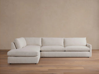 Kipton Slim Arm Three-Piece Bumper Sectional