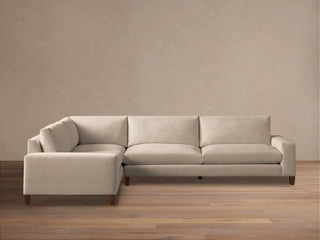 Kipton Wide Arm Elevated Two-Piece Sectional