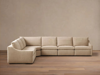 Kipton Slope Arm Six-Piece Motion Sectional