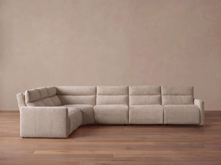 Rowland Tailored Six-Piece Motion Sectional