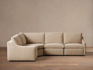 Kipton Slope Arm Four-Piece Motion Sectional