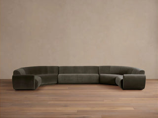 Gianni Five-Piece Curved Sectional