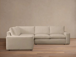 Kipton Wide Arm Three-Piece Corner Sectional