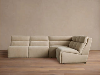 Rowland Tailored Five Piece Armless Motion Corner Sectional