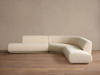 Gianni Three-Piece Curved Bumper Sectional
