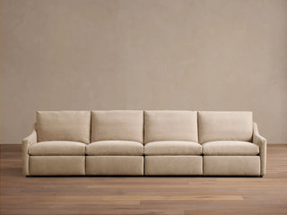 Kipton Slope Arm Four-Piece Motion Modular Sofa