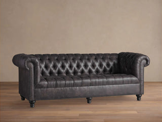 Berwick Faux Leather Sofa