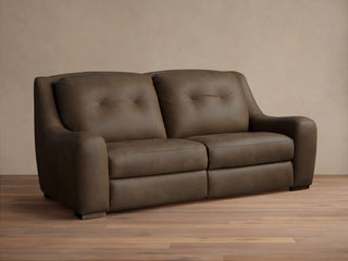 Perry Leather Two-Piece Motion Sofa