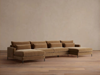 Sumner Three-Piece Double Chaise Sectional