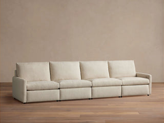 Kipton Slim Arm Four-Piece Motion Modular Sofa