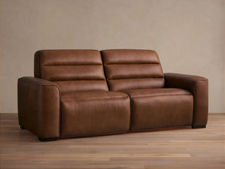 Borough Leather Two-Piece Motion Sofa
