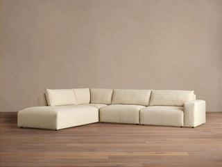 Keegan Tailored Four-Piece Bumper Sectional