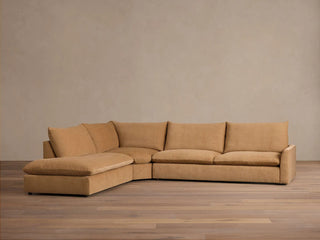 Calistoga Three-Piece Bumper Sectional