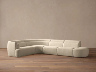 Lovina Five-Piece Sectional with Ottoman