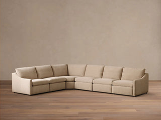 Kipton Slope Arm Six-Piece Motion Sectional