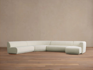 Gianni Armless Four-Piece Chaise Sectional