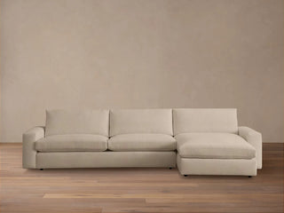Kipton Wide Arm Two-Piece Chaise Sectional