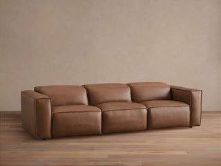 Coburn Leather Three-Piece Motion Sofa