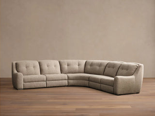 Perry Five-Piece Motion Corner Wedge Sectional