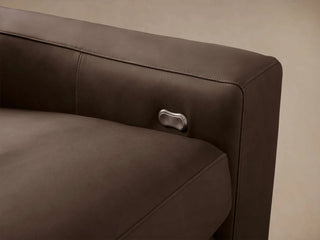 Kipton Wide-Arm Leather Three-Piece Motion Modular Sofa