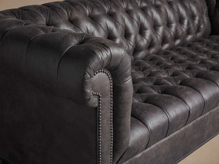 Berwick Faux Leather Sofa
