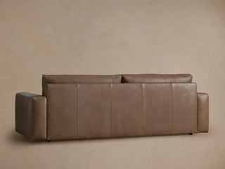Kipton Wide Arm Leather Sofa