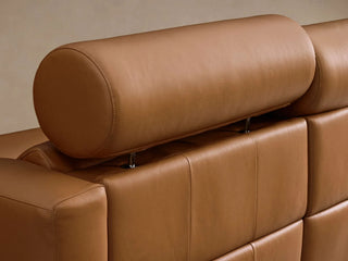 Fia Leather Two-Piece Motion Sofa