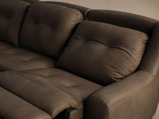 Perry Leather Four-Piece Motion Sofa