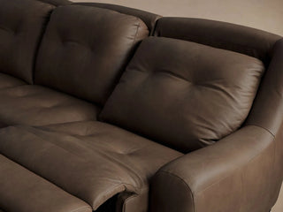 Perry Leather Three-Piece Motion Sofa