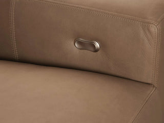 Remington Leather Six-Piece Motion Sectional