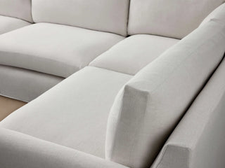 Kipton Slim Arm Slipcovered Two-Piece Sectional