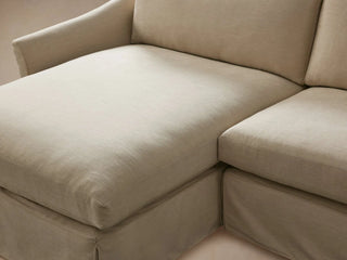 Helena Slipcovered Two Piece Chaise Sectional