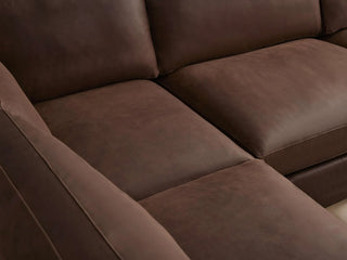 Vernon Leather Two-Piece Sectional