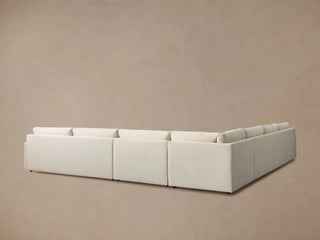 Kipton Slim Arm Five-Piece Chaise Sectional