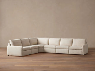 Kipton Slim Arm Six-Piece Motion Sectional