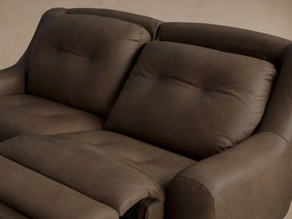 Perry Leather Two-Piece Motion Sofa