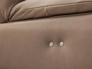 Rowland Tailored Leather Five-Piece Armless Motion Corner Sectional