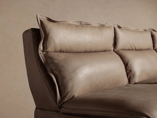 Rowland Leather Five-Piece Motion Corner Sectional