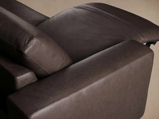 Brennan Leather Four-Piece Motion Sectional