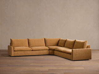 Calistoga Three-Piece Corner Wedge Sectional