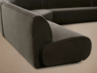 Gianni Five-Piece Armless Curved Sectional